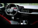 The new Audi RS 3 Sportback Interior Design in Tango red