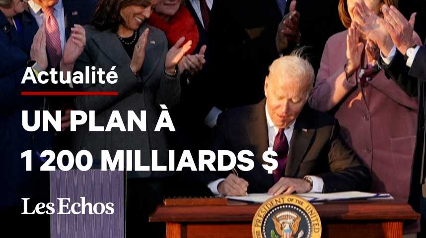 Illustration pour la vidéo Biden signe sa grande loi d'infrastructures (et savoure une fugace éclaircie)