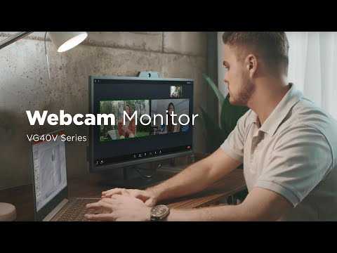 【Tools For Any Situation】 Be heard and seen | ViewSonic Webcam Monitor