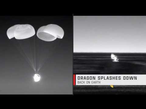 SpaceX capsule with four ISS astronauts splashes down off Florida