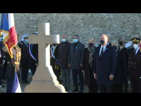 French PM Castex visits grave of General de Gaulle in eastern France