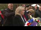 French far-right leader Le Pen pays tribute to De Gaulle in Courseulles-sur-Mer