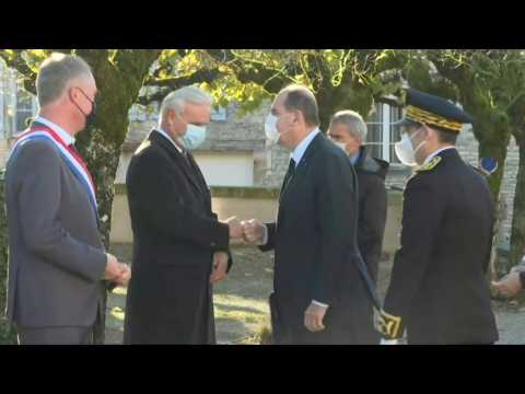 French PM Castex arrives at De Gaulle tribute in eastern France
