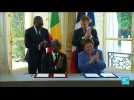 La France restitue solennellement 26 trésors pillés au Bénin