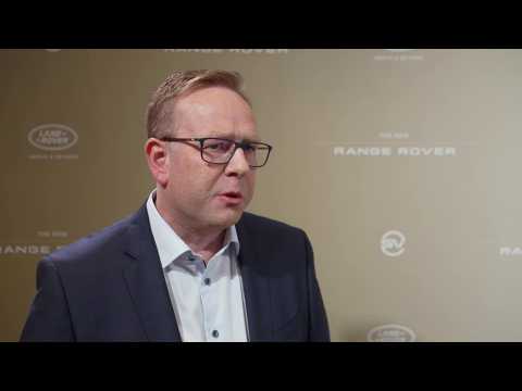 New Range Rover Global Unveil Event - Interview Nick Collins