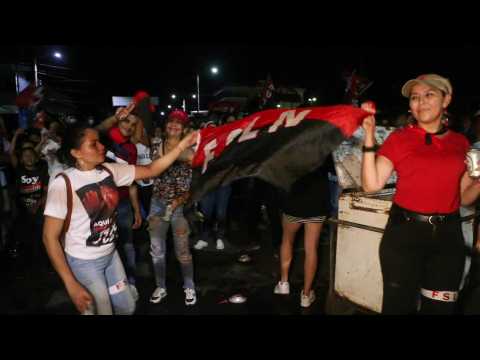 Nicaragua: Ortega supporters celebrate ahead of election results