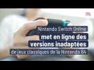 Nintendo Switch Online met en ligne des versions inadaptées de jeux classiques de la N64