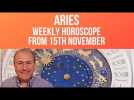 Aries Weekly Horoscope from 15th November 2021