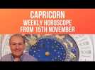 Capricorn Weekly Horoscope from 15th November 2021
