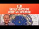 Leo Weekly Horoscope from 15th November 2021