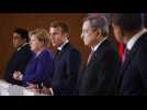 A la conférence sur la Libye, les dirigeants internationaux appellent à des élections 