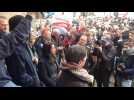 Calais: manifestation de soutien aux migrants