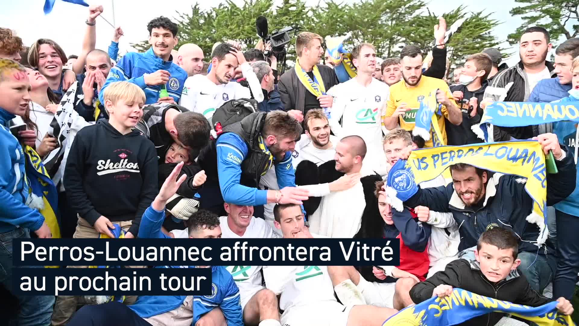 Perros-Louannec en feu après la victoire dans le derby en Coupe de France (Le Télégramme)