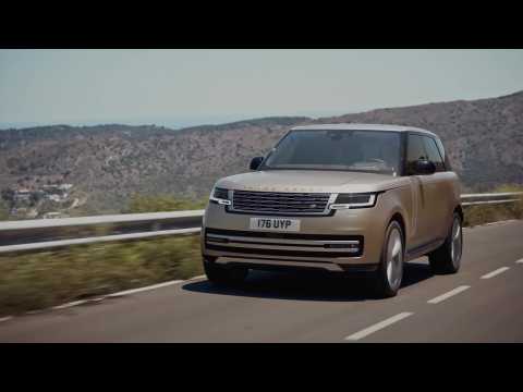 2022 New Range Rover P530 AWD Automatic in Sunset Gold Driving Video