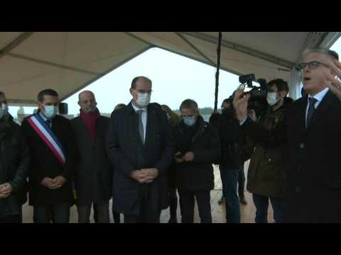 Paris 2024: French PM Castex visits future Olympic site in Le Bourget