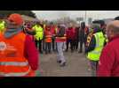 Les salariés de Ceva Logistics bloquent la zone d'activités de Vatry