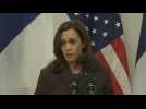 Harris condemns 'very troubling activity' by Belarus - Label : AFPTV - First images - Category : News