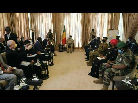 UN Security Council delegation meets Mali's Colonel Assimi Goïta