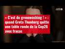 VIDEO. « C'est du greenwashing ! » : quand Greta Thunberg quitte une table ronde de la Cop26 avec fracas