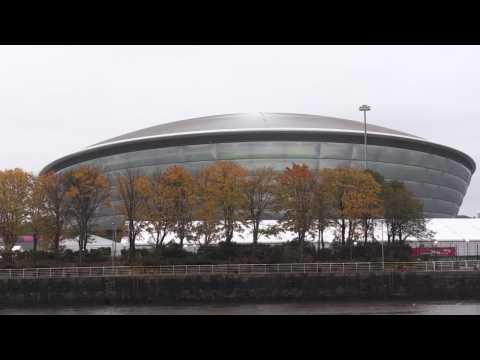 Cop26 venue in Glasgow as climate meeting starts