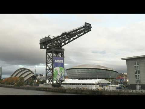 COP26 venue in Glasgow as climate meeting starts