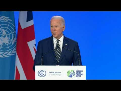 Biden calls climate fight 'incredible opportunity' for world economies