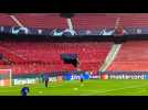 Entraînement du LOSC au stade Ramin Sanchez Pizjuan