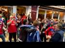 Damico avec les supporters