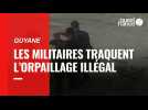 VIDÉO. En Guyane, les militaires traquent l'orpaillage illégal