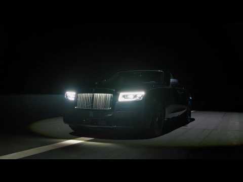 The new Rolls-Royce Black Badge Ghost Driving Video
