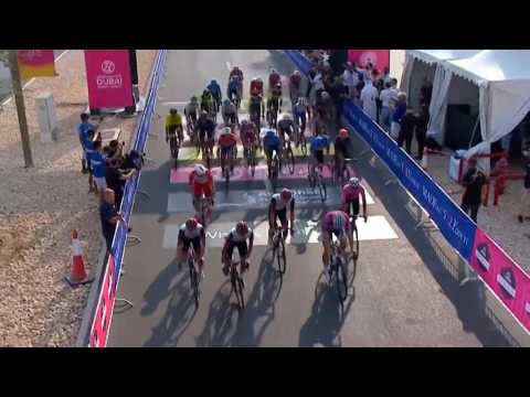 Cyclists race in first-ever Dubai Giro d'Italia Criterium at Expo 2020