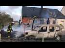 Incendie carport Calonne-Ricouart