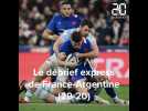 Rugby : Le débrief de France-Argentine