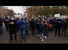 Manifestation anti taxe poubelle TEOM à Denain