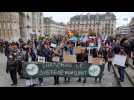 Près de 500 personnes manifestaient pour le climat à Rouen