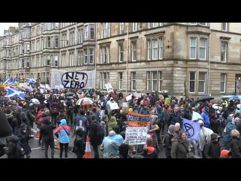 Protesters hit Glasgow streets as part of global climate rallies