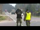 Poland: border guards carry out checks on vehicles close to Belarus border
