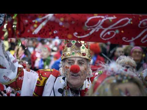 German carnival season opens in Cologne amid surge of Covid cases