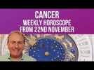 Cancer Weekly Horoscope from 22nd November 2021
