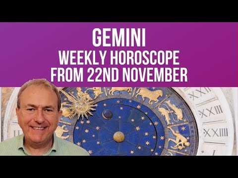 Gemini Weekly Horoscope from 22nd November 2021