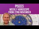 Pisces Weekly Horoscope from 22nd November 2021
