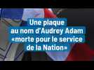 Le nom d'Audrey Adam inscrit sur le monument aux morts de Mergey