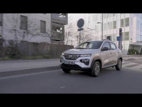 2021 All-New Dacia SPRING in Lightning Grey Driving Video