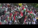 Palestinians mark Nakba day in West Bank's city of Ramallah