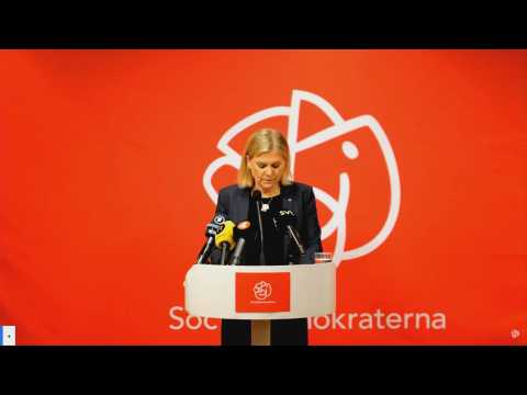 Sweden "should join NATO" to protect its security says PM Magdalena Andersson