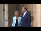 New French Prime Minister Elisabeth Borne arrives at Matignon