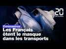 Les Français ôtent le masque dans les transports