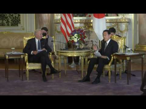 Japan: Biden, Kishida hold meeting ahead of Quad summit