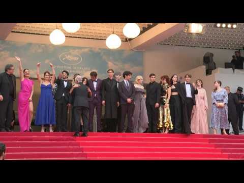 Cannes: Cast and crew of 'Forever Young' by Valeria Bruni Tedeschi on the red carpet