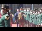 Welcome ceremony in Pretoria for German chancellor Olaf Scholz